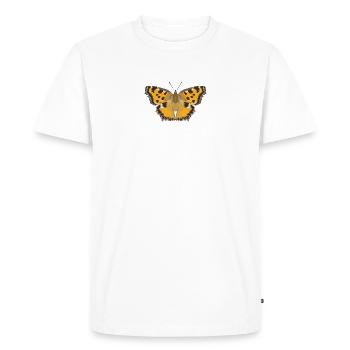 Papillons : Le Grand Renard - T-shirt Premium bio Homme - blanc - Devant - Nico (187cm)