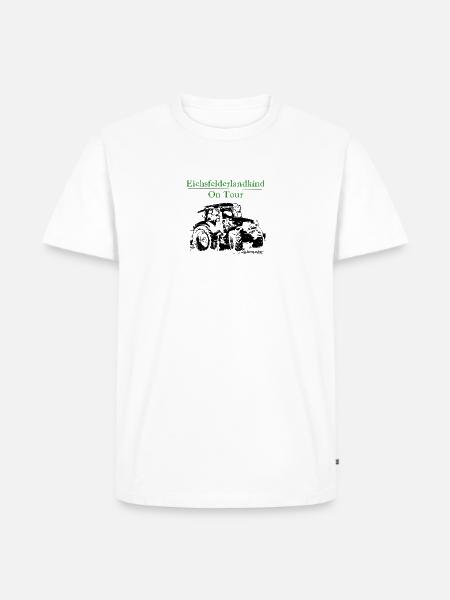 Eichsfelderlandkind - Männer Premium Bio T-Shirt - Weiß