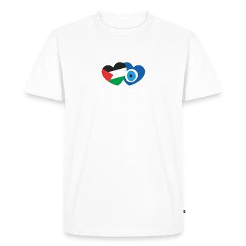 Nazar Palestine - Men's Premium Organic T-Shirt - white - Front - Nico (187cm)