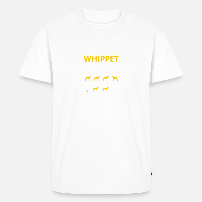 Hartnäckige Whippet-Tricks - Männer Premium Bio T-Shirt - undefined