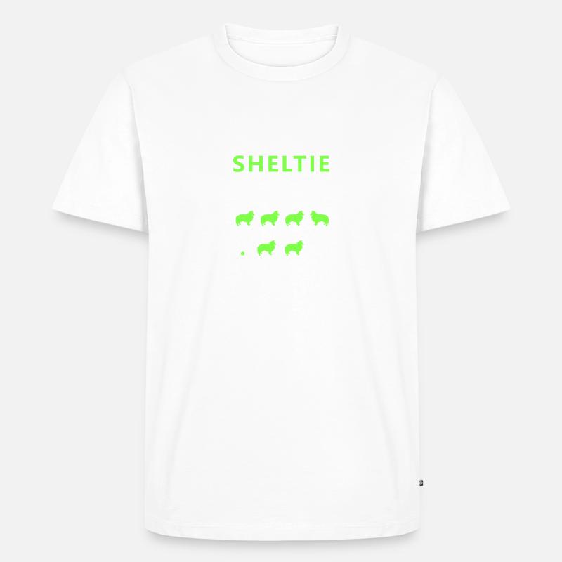 Hartnäckige Sheltie-Tricks - Männer Premium Bio T-Shirt - undefined