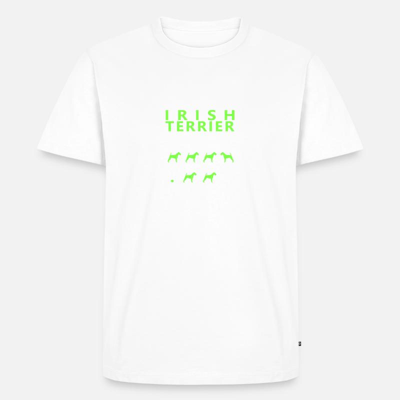 Hartnäckige Irish Terrier Tricks - Männer Premium Bio T-Shirt - undefined