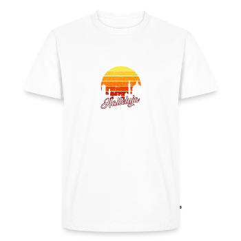 Alléluia Vintage Christian Louange Religion - T-shirt Premium bio Homme - blanc - Devant - Nico (187cm)
