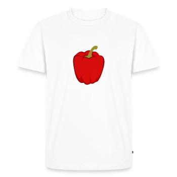Paprika - T-shirt Premium bio Homme - blanc - Devant - Nico (187cm)