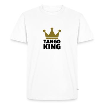 Tango - Men's Premium Organic T-Shirt - white - Front - Nico (187cm)