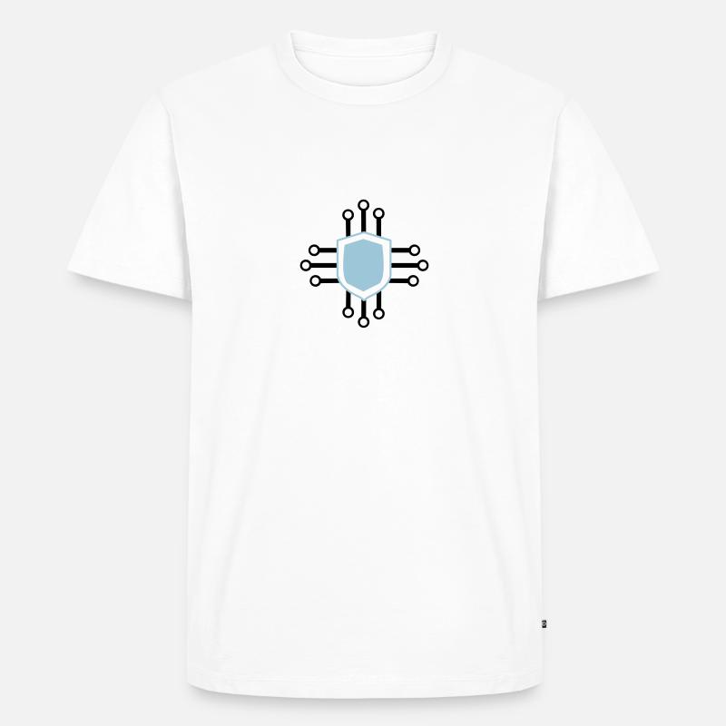 cyber security symbol 002 - Männer Premium Bio T-Shirt - undefined