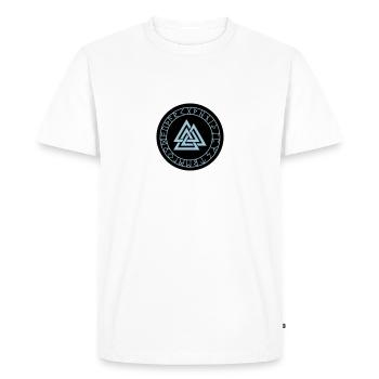 viking compass wotan 02 - Men's Premium Organic T-Shirt - white - Front - Nico (187cm)