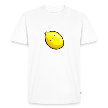 citron - T-shirt Premium bio Homme - blanc - Devant - Nico (187cm)