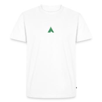 campeur - T-shirt Premium bio Homme - blanc - Devant - Nico (187cm)
