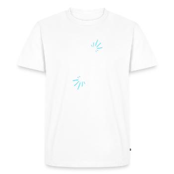 Je ne suis pas sexy - T-shirt Premium bio Homme - blanc - Devant - Nico (187cm)