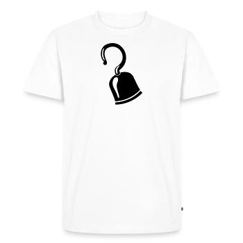 Crochet de pirate pour Pirates Hobby - T-shirt Premium bio Homme - blanc - Devant - Nico (187cm)