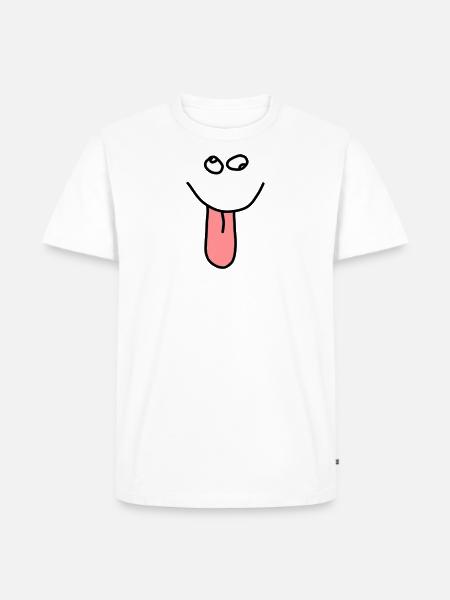 Naughty Jack - Men's Premium Organic T-Shirt - white