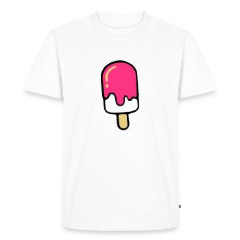ice - T-shirt Premium bio Homme - blanc - Devant - Nico (187cm)