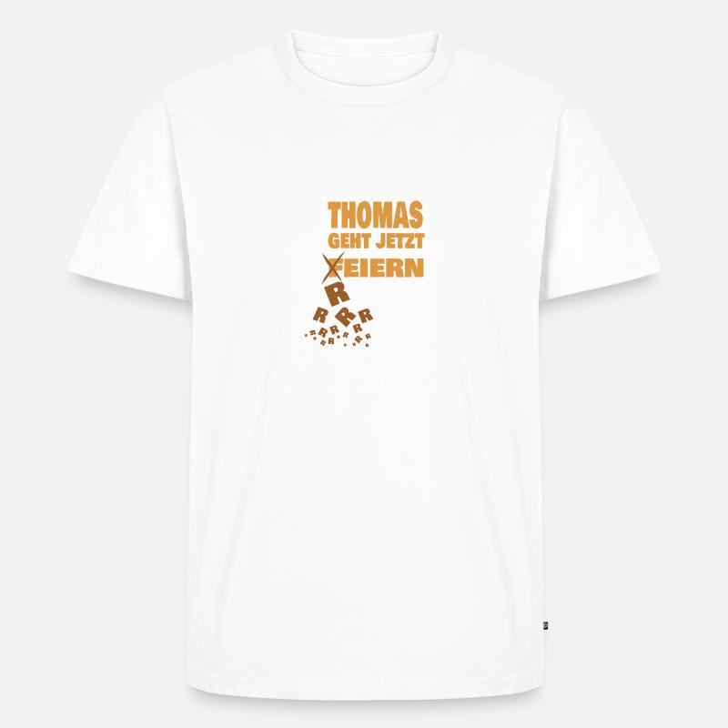 thomas - Männer Premium Bio T-Shirt - undefined