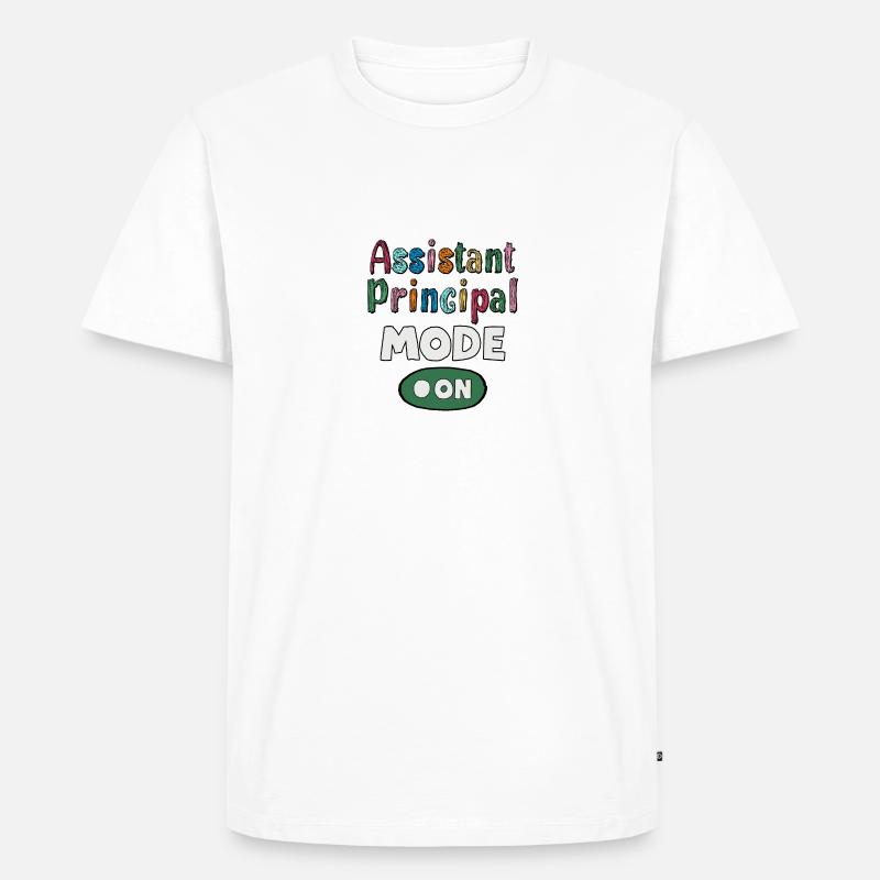 Assistant Principal-Modus eingeschaltet - Männer Premium Bio T-Shirt - undefined