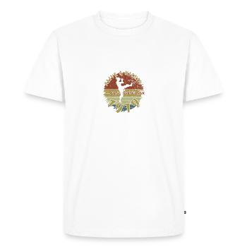 45th birthday Alive and kickin since 09/1979 - Men's Premium Organic T-Shirt - white - Front - Nico (187cm)