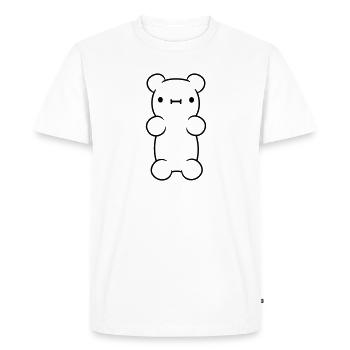 Cute little rubber arum - Men's Premium Organic T-Shirt - white - Front - Nico (187cm)