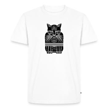 Gueule de bois - T-shirt Premium bio Homme - blanc - Devant - Nico (187cm)
