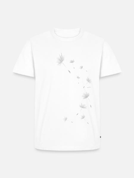 Pusteblume Design 1 - Männer Premium Bio T-Shirt - Weiß