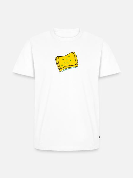 Maultaschen feilhalten - Männer Premium Bio T-Shirt - Weiß