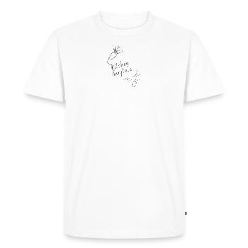 Contes de fées de cuisine / Passion Cuisine et pâtisserie - T-shirt Premium bio Homme - blanc - Devant - Nico (187cm)