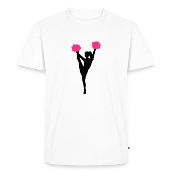 Cheerleader - T-shirt Premium bio Homme - blanc - Devant - Nico (187cm)