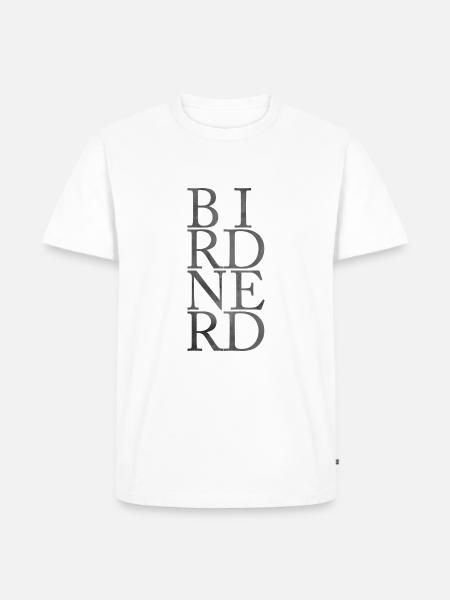 BIRDNERD - Männer Premium Bio T-Shirt - Weiß