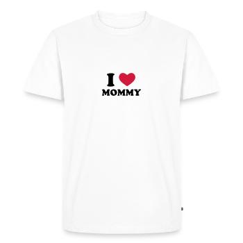 I Love Mommy - T-shirt Premium bio Homme - blanc - Devant - Nico (187cm)
