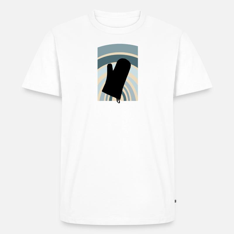 Backen Backen Backwaren Bäcker - Männer Premium Bio T-Shirt - Weiß