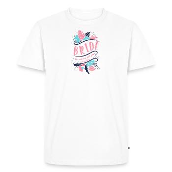 Mariée 1 - T-shirt Premium bio Homme - blanc - Devant - Nico (187cm)