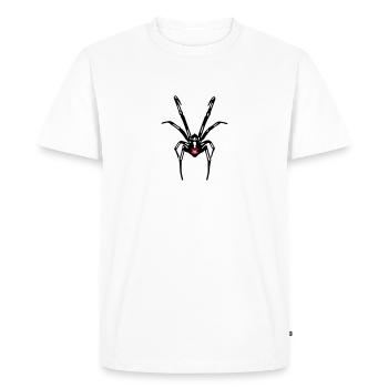 Spider - Men's Premium Organic T-Shirt - white - Front - Nico (187cm)