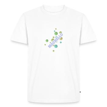 University of Machello - Men's Premium Organic T-Shirt - white - Front - Nico (187cm)