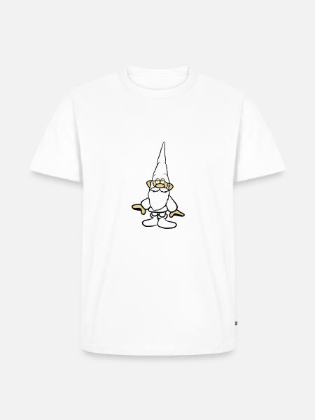 Dwarf cool belt - Men's Premium Organic T-Shirt - white