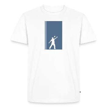 Sacs de jeu - T-shirt Premium bio Homme - blanc - Devant - Nico (187cm)
