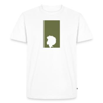 Groove de l’âme - T-shirt Premium bio Homme - blanc - Devant - Nico (187cm)