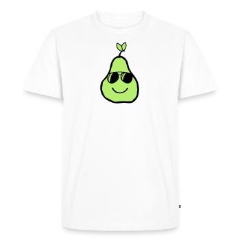 poire fraîche - T-shirt Premium bio Homme - blanc - Devant - Nico (187cm)