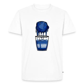 my world my ocean - Men's Premium Organic T-Shirt - white - Front - Nico (187cm)