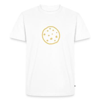Biscuit - T-shirt Premium bio Homme - blanc - Devant - Nico (187cm)