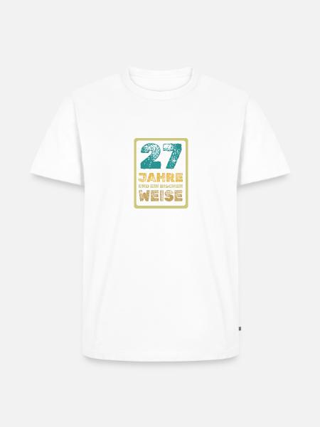 Weisheit 27 - Männer Premium Bio T-Shirt - 