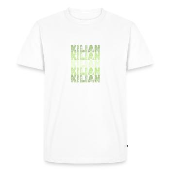 Cadeau pour Kilian - T-shirt Premium bio Homme - blanc - Devant - Nico (187cm)