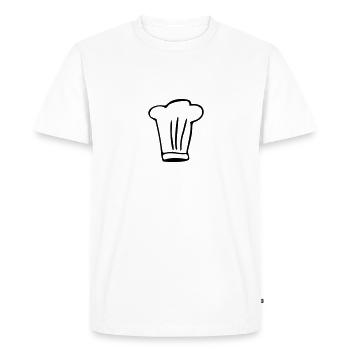 toque - T-shirt Premium bio Homme - blanc - Devant - Nico (187cm)