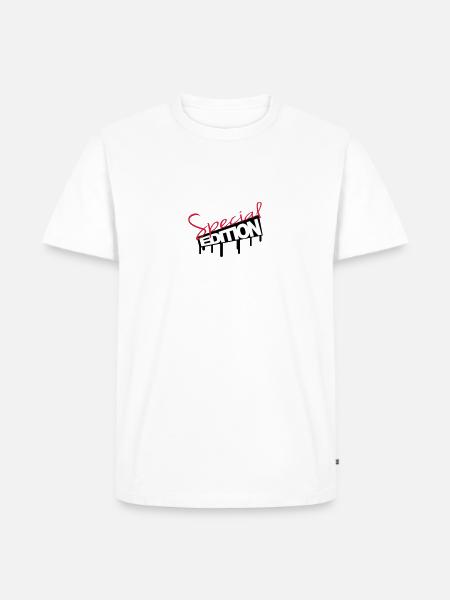 Special Edition Graffiti - Männer Premium Bio T-Shirt - Weiß