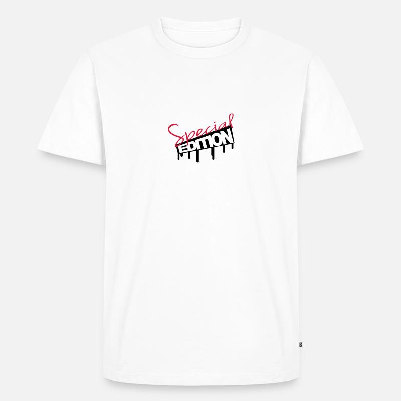 Special Edition Graffiti - Männer Premium Bio T-Shirt - Weiß