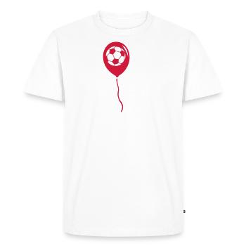 football balloon ball sport ball - Men's Premium Organic T-Shirt - white - Front - Nico (187cm)