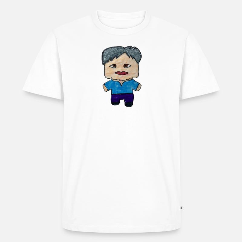 Claudi Bday - Männer Premium Bio T-Shirt - Weiß