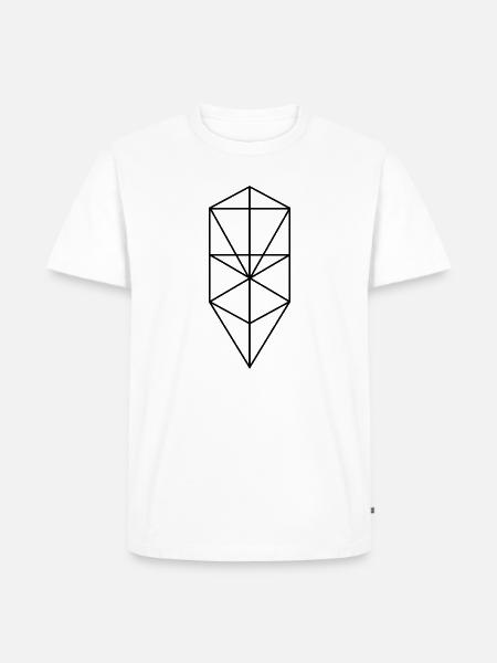 Baum des Lebens - Männer Premium Bio T-Shirt - Weiß