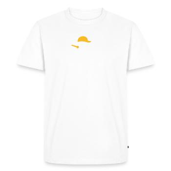 Hiphop Rapper - T-shirt Premium bio Homme - blanc - Devant - Nico (187cm)