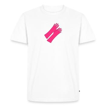 rubber _gloves_gg1 - Men's Premium Organic T-Shirt - white - Front - Nico (187cm)