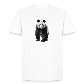 Le panda géant - T-shirt Premium bio Homme - blanc - Devant - Nico (187cm)