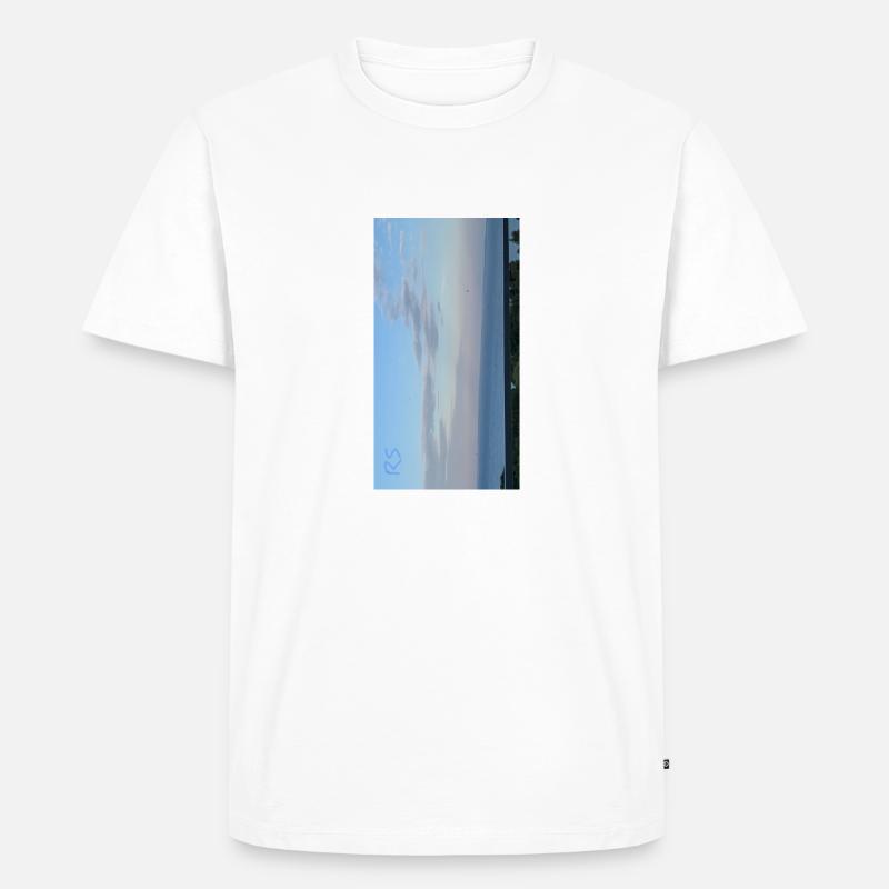4B6BD270 A176 44A4 88E7 9CE1A65CD217 - Männer Premium Bio T-Shirt - Weiß